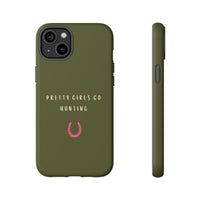 Green & Pink 'Pretty Girls Go Hunting' (Horse Shoe)
