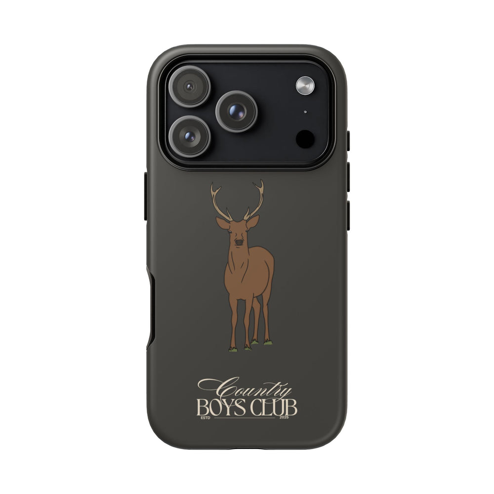 Charcoal 'Country Boys Club Stag' Case  | CGC x Country Cases