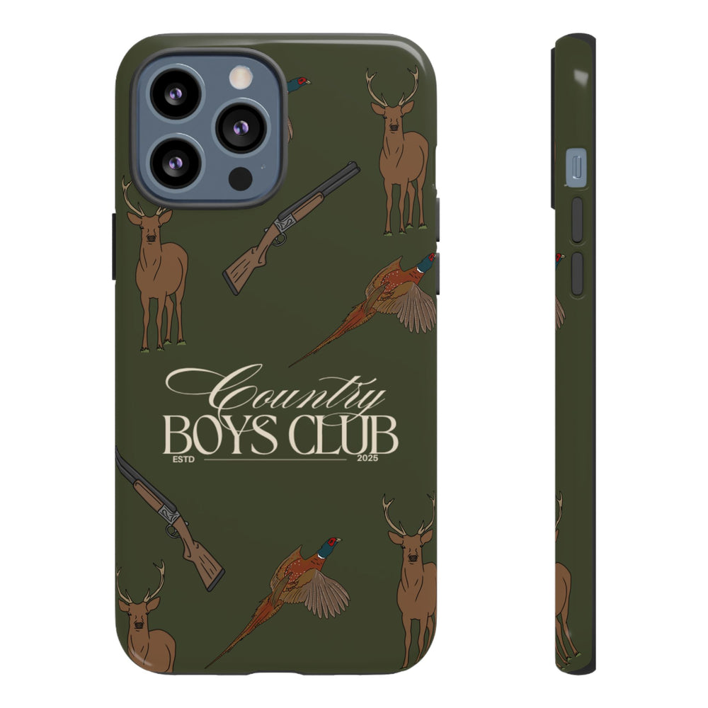 Forest Green Boys Love Guns Case  | CGC x Country Cases