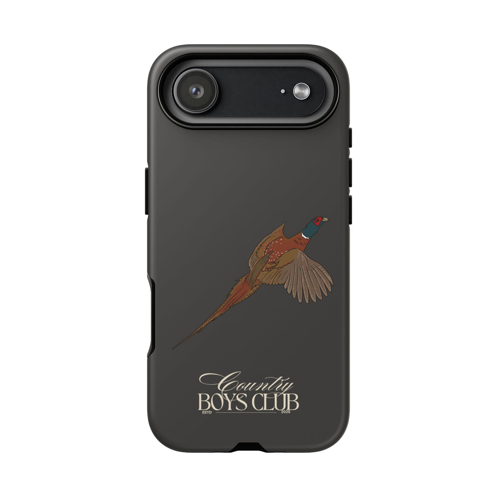 Charcoal 'Country Boys Club Pheasant' Case  | CGC x Country Cases