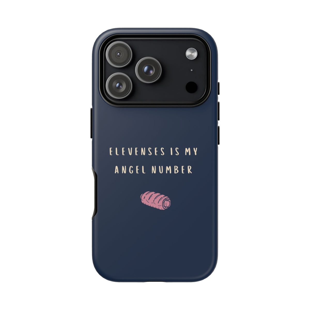 Navy & Pink 'Elevenses Is My Angel Number' Case