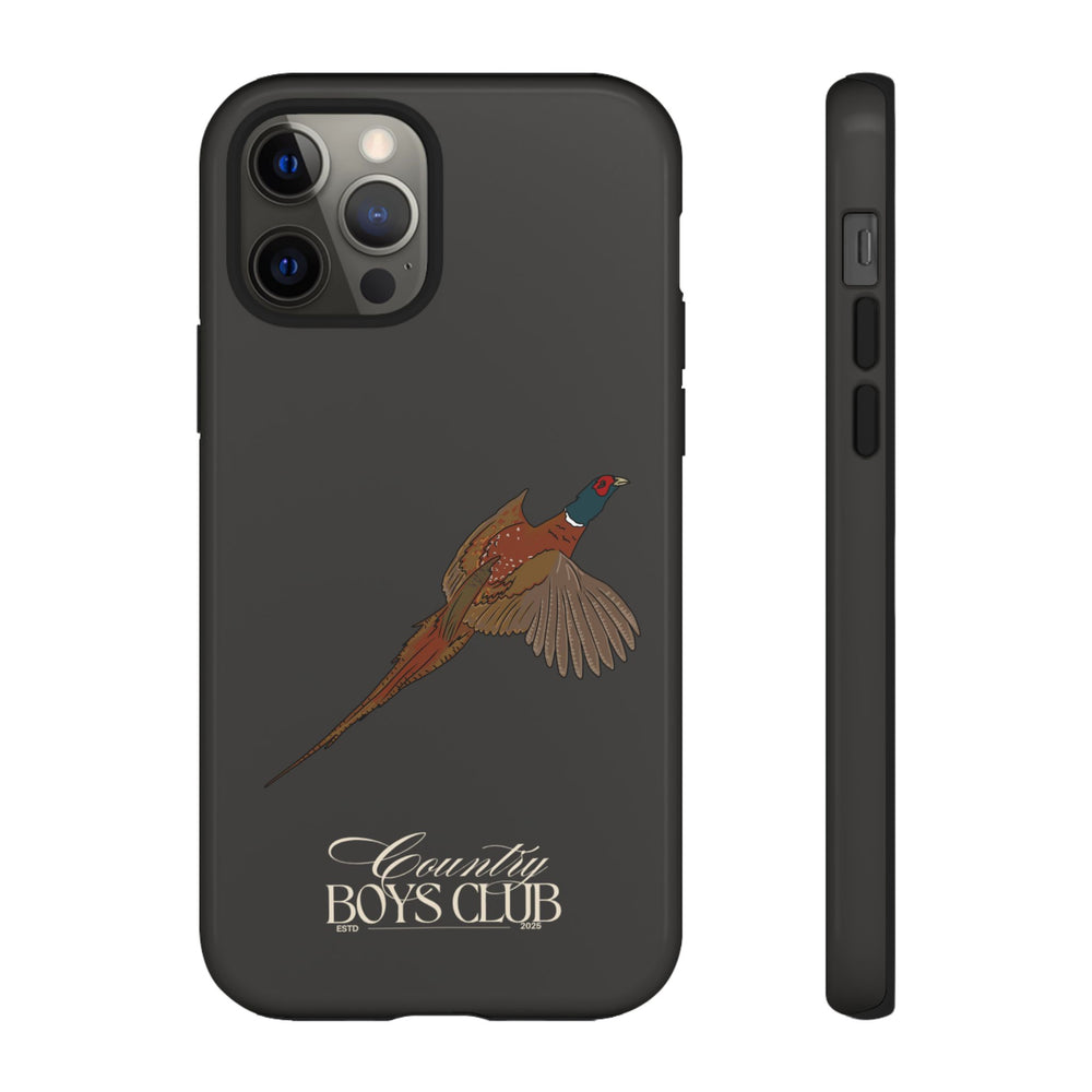 Charcoal 'Country Boys Club Pheasant' Case  | CGC x Country Cases