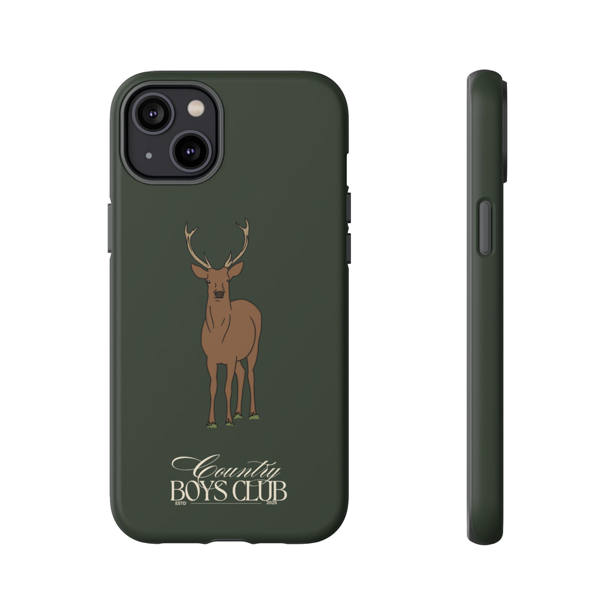 Field Green 'Country Boys Club Stag' Case  | CGC x Country Cases