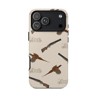 Beige 'Girls Pheasants & Shotguns' Case  | CGC x Country Cases