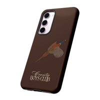 Chestnut Brown 'Country Boys Club Pheasant' Case  | CBC x Country Cases