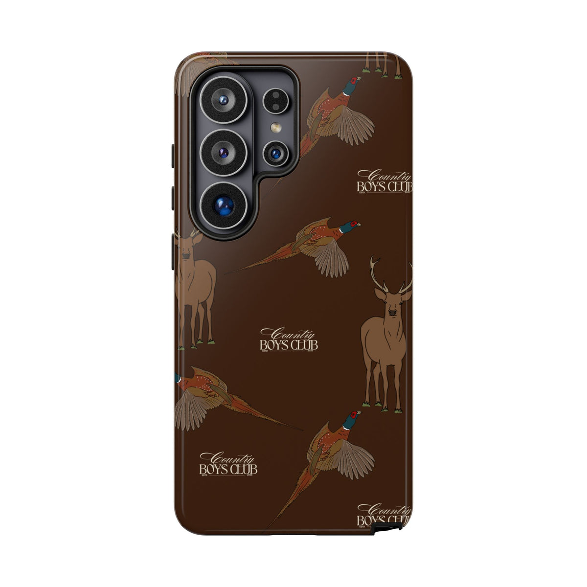 Chestnut Brown 'Boys Stags & Pheasants' Case  | CBC x Country Cases