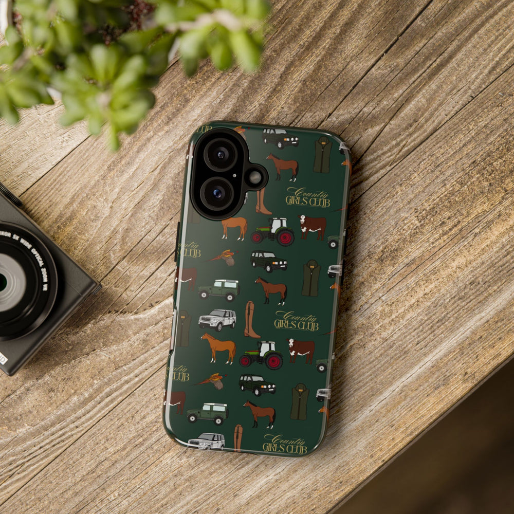 Green Country Girls Club x Country Cases iPhone Case