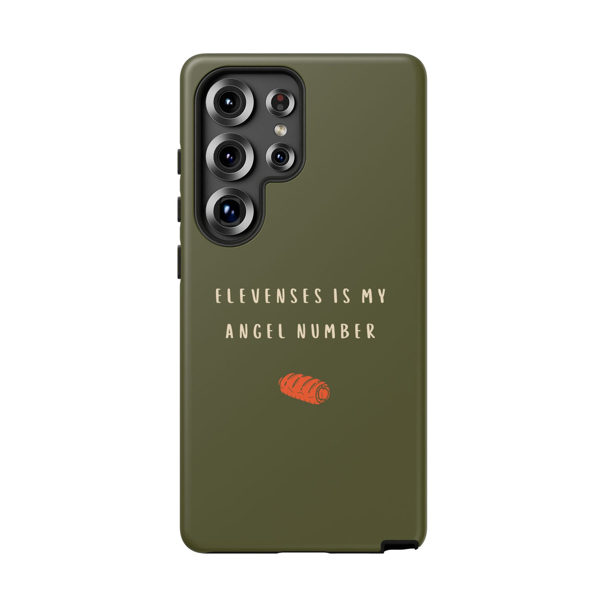 Green & Orange 'Elevenses Is My Angel Number' Case