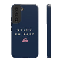 Navy & Pink 'Pretty Girls Drive Tractors' Case