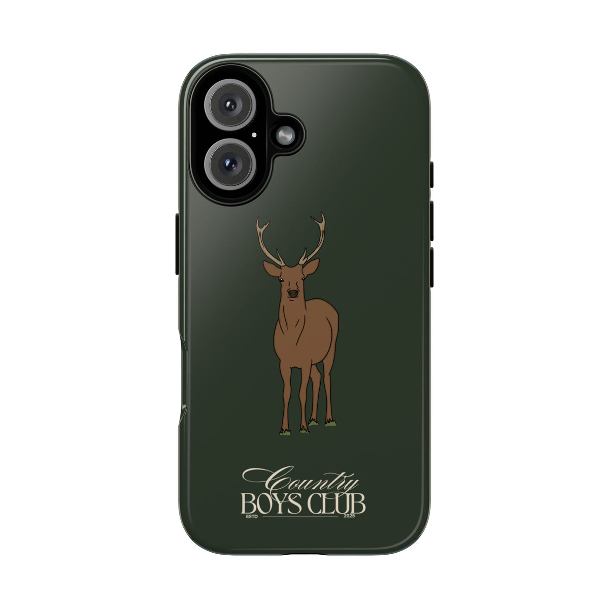 Field Green 'Country Boys Club Stag' Case  | CGC x Country Cases