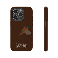 Chestnut Brown 'Country Boys Club Pheasant' Case  | CBC x Country Cases