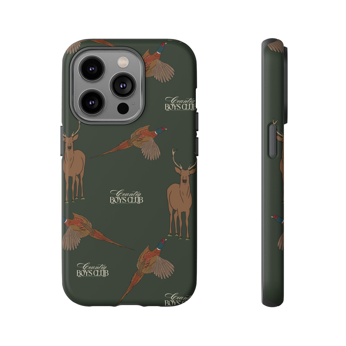 Field Green 'Boys Stags & Pheasants' Case  | CBC x Country Cases