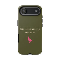 Green & Pink 'Girls Just Want To Have Guns' Case (Partridge)