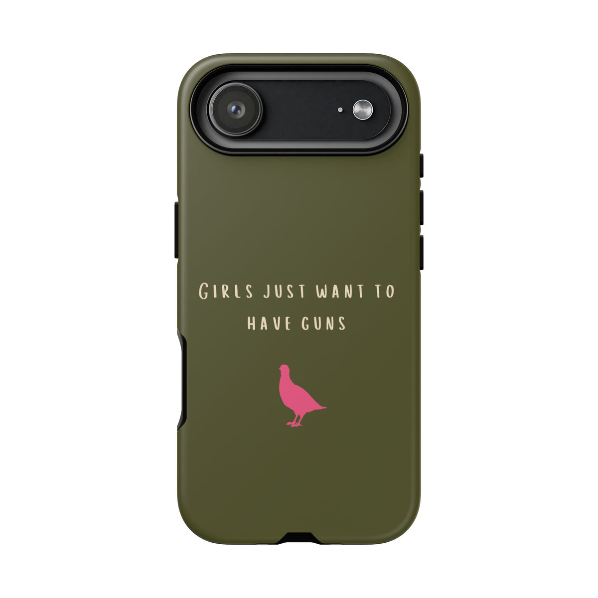 Green & Pink 'Girls Just Want To Have Guns' Case (Partridge)