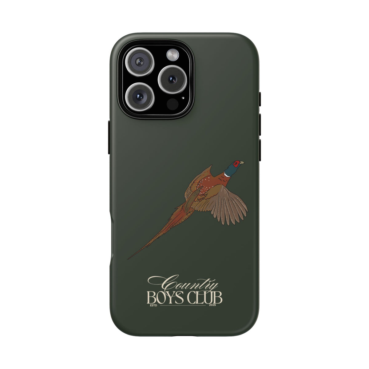 Field Green' Country Boys Club Pheasant' Case  | CGC x Country Cases