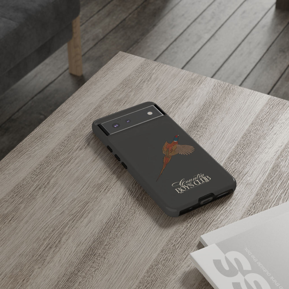 Charcoal 'Country Boys Club Pheasant' Case  | CGC x Country Cases