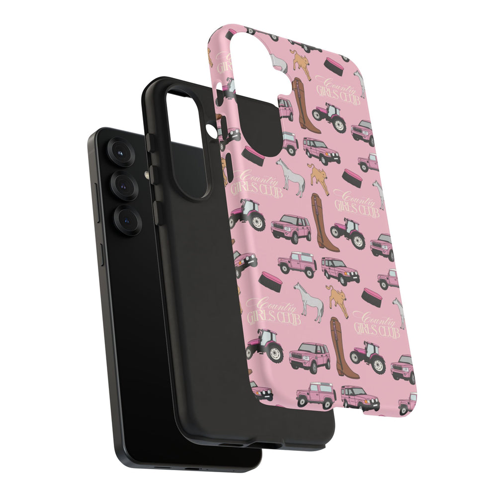 Pink Country Girls Club x Country Cases Android Phone Case