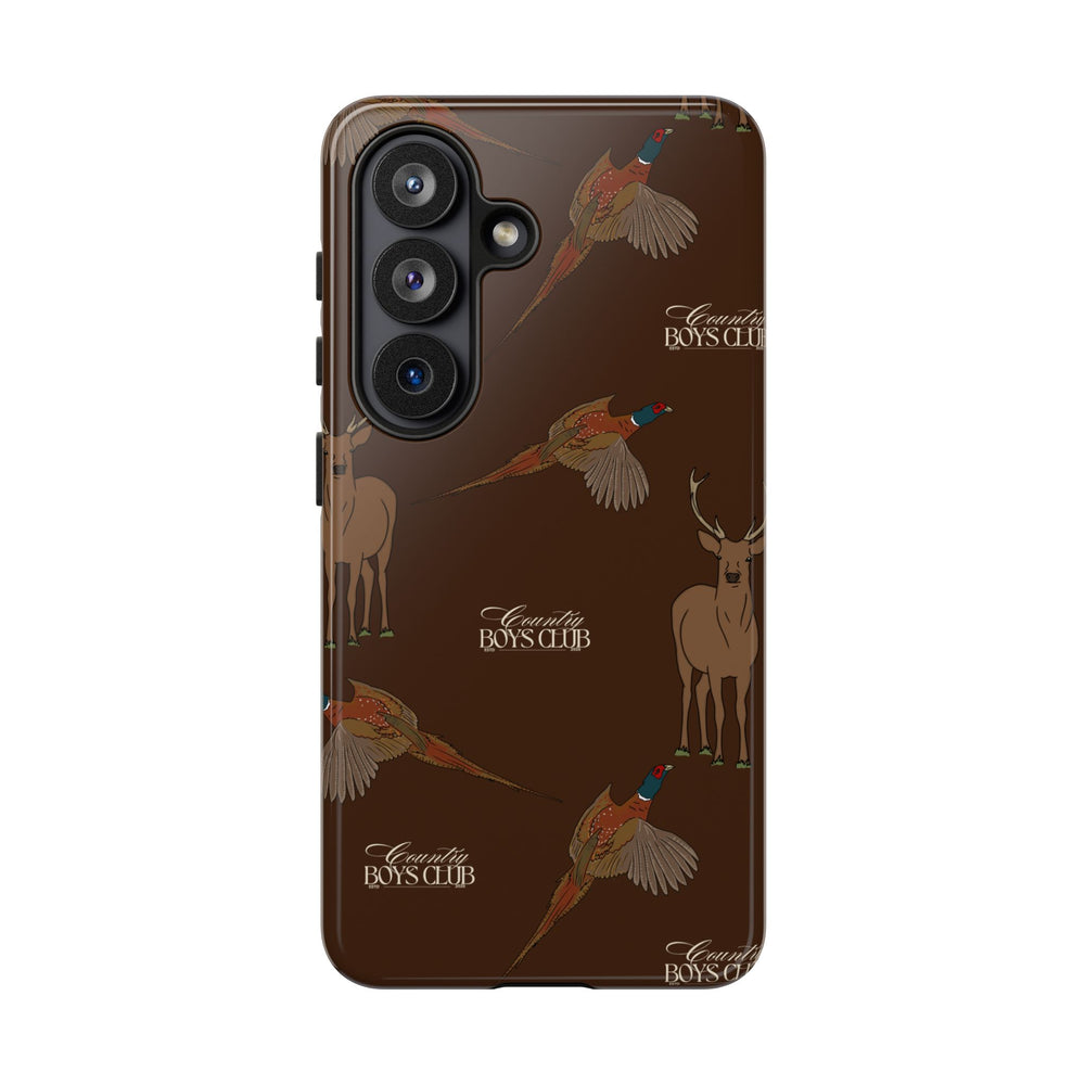 Chestnut Brown 'Boys Stags & Pheasants' Case  | CBC x Country Cases