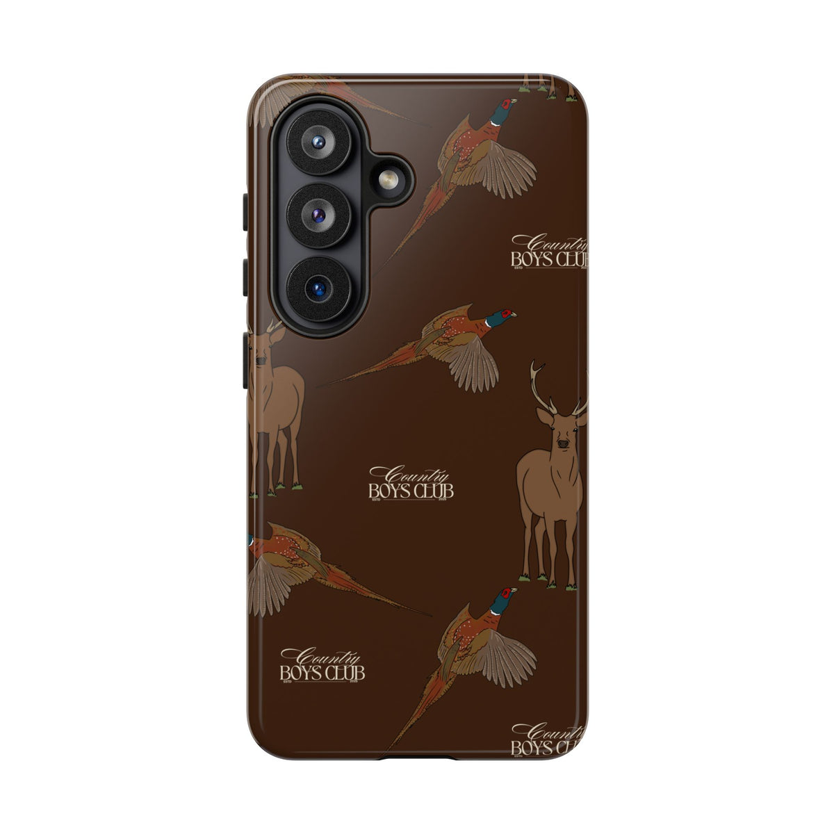 Chestnut Brown 'Boys Stags & Pheasants' Case  | CBC x Country Cases
