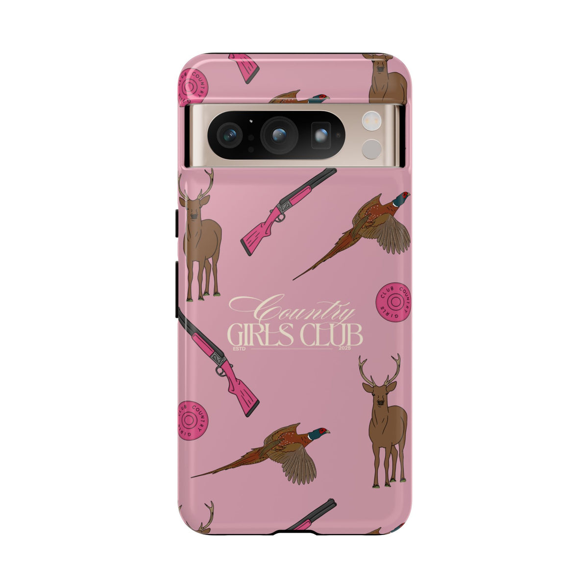 Dusty Pink 'Girls Love Guns' Case  | CGC x Country Cases