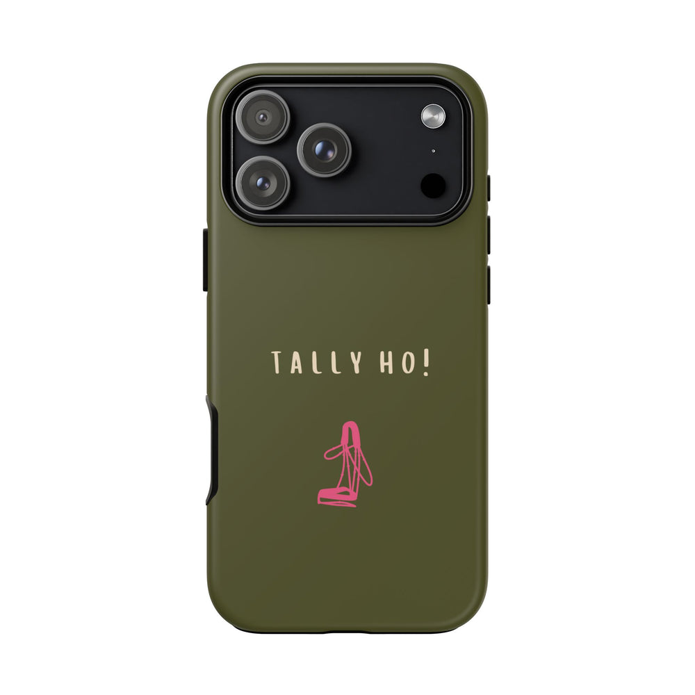 Green & Pink 'Tally Ho!' (Bridle)