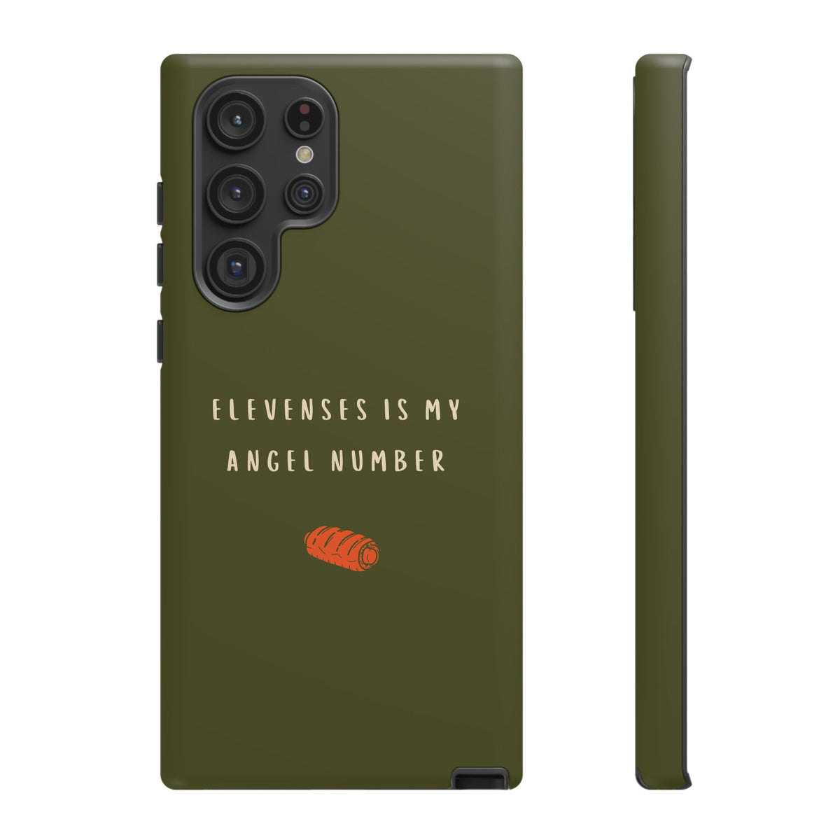 Green & Orange 'Elevenses Is My Angel Number' Case