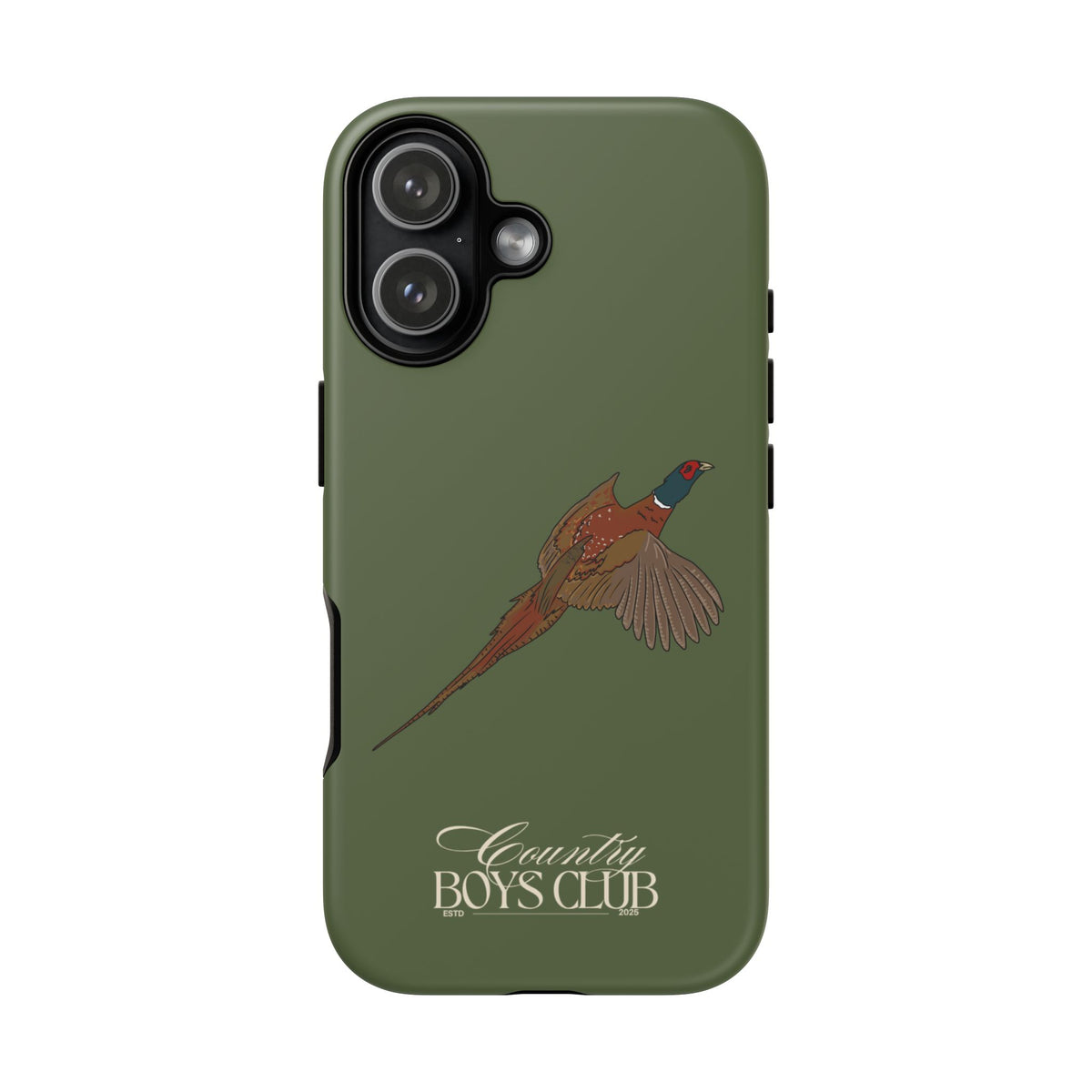 Green Country Boys Club Pheasant Case  | CGC x Country Cases