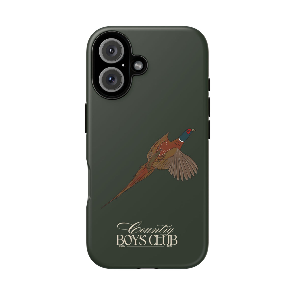 Field Green' Country Boys Club Pheasant' Case  | CGC x Country Cases