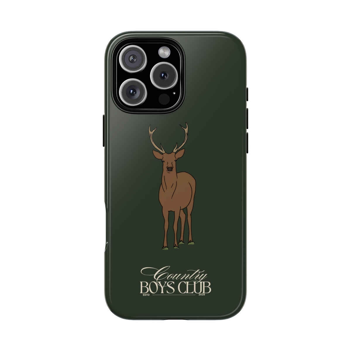 Field Green 'Country Boys Club Stag' Case  | CGC x Country Cases