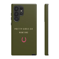 Green & Pink 'Pretty Girls Go Hunting' (Horse Shoe)