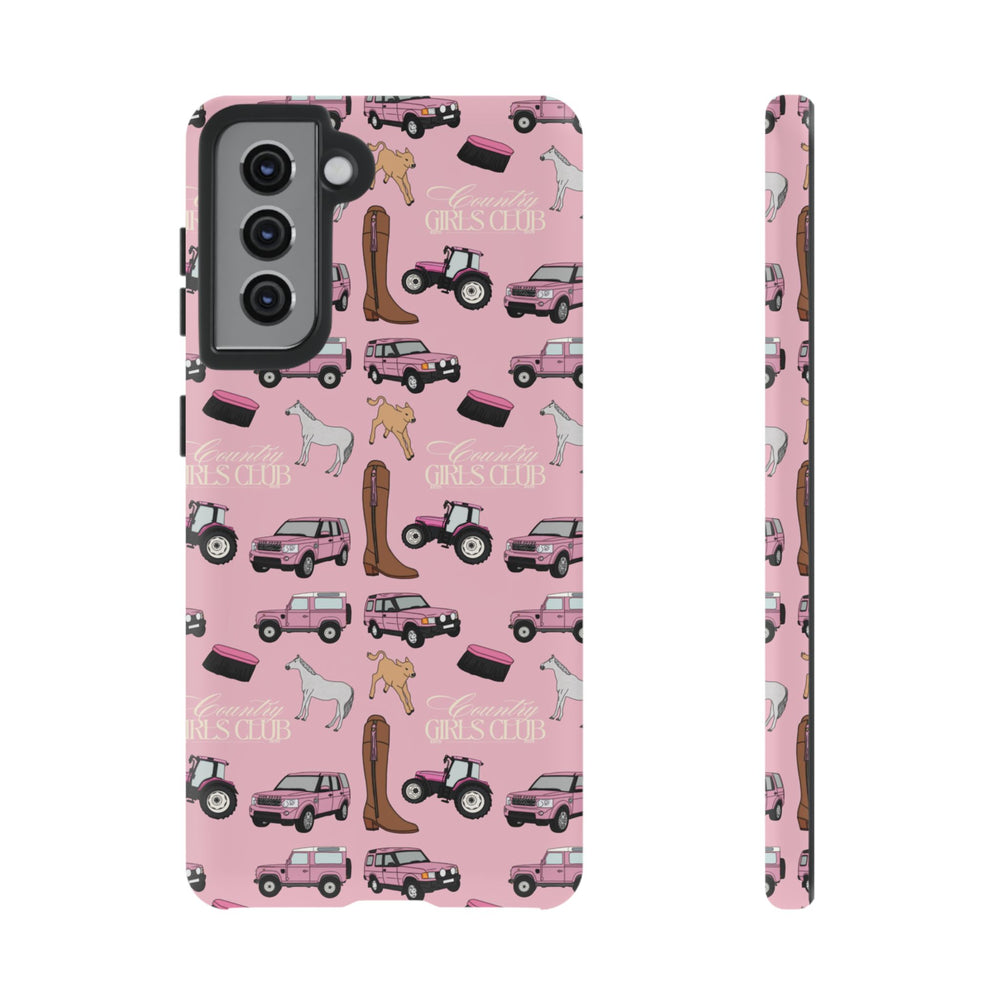 Pink Country Girls Club x Country Cases Android Phone Case