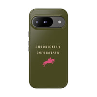 Green & Pink Chronically Overhorsed Case