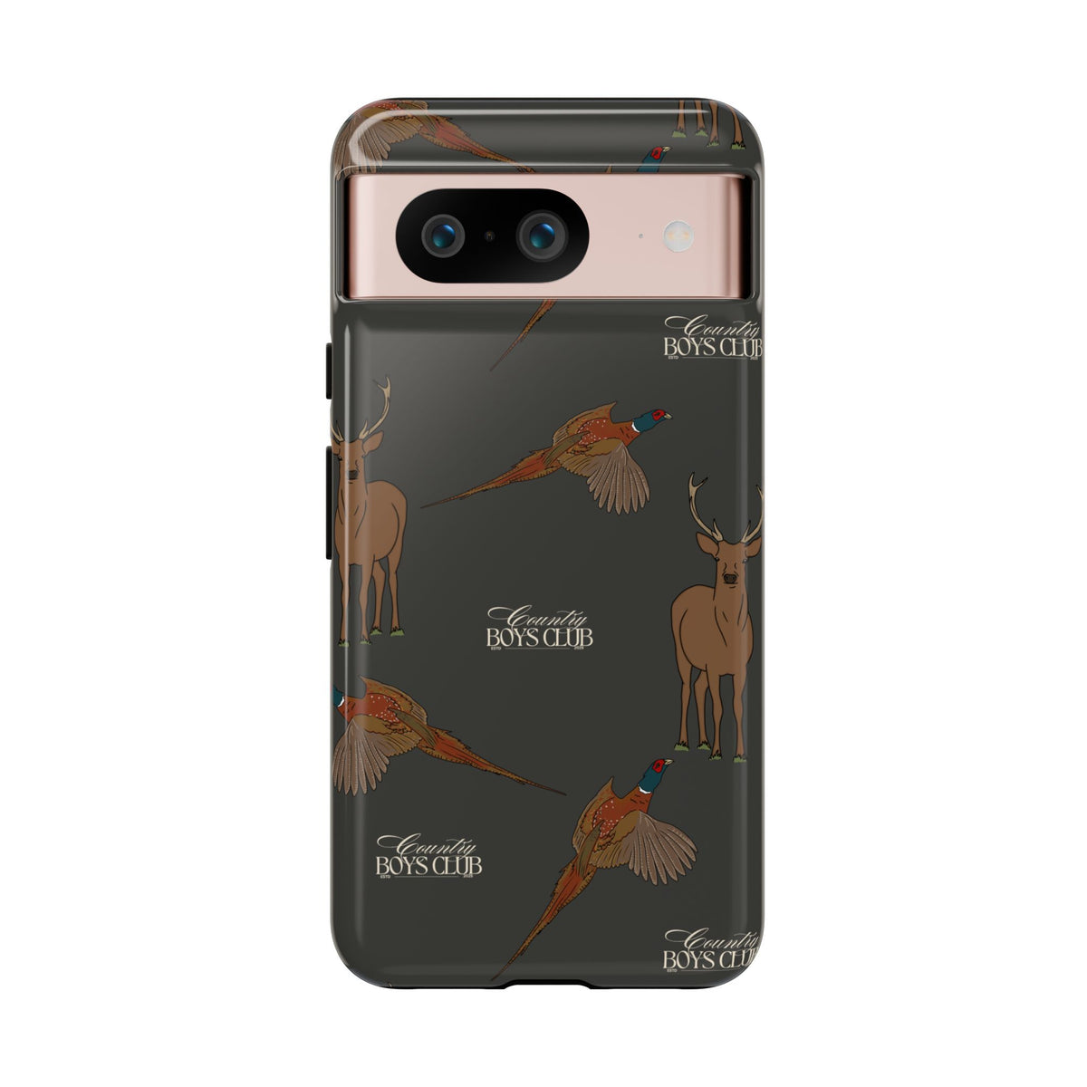 Charcoal 'Boys Stags & Pheasants' Case  | CBC x Country Cases