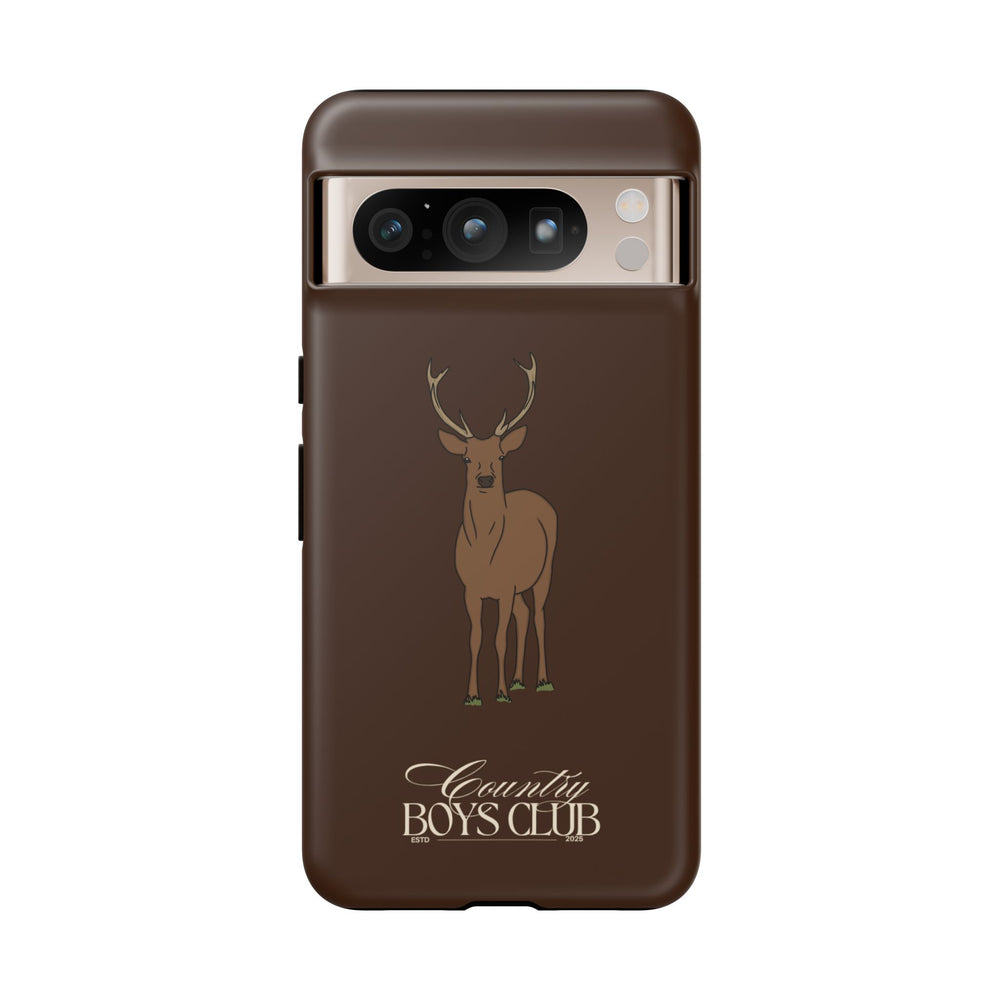 Chestnut Brown 'Country Boys Club Deer' Case  | CBC x Country Cases