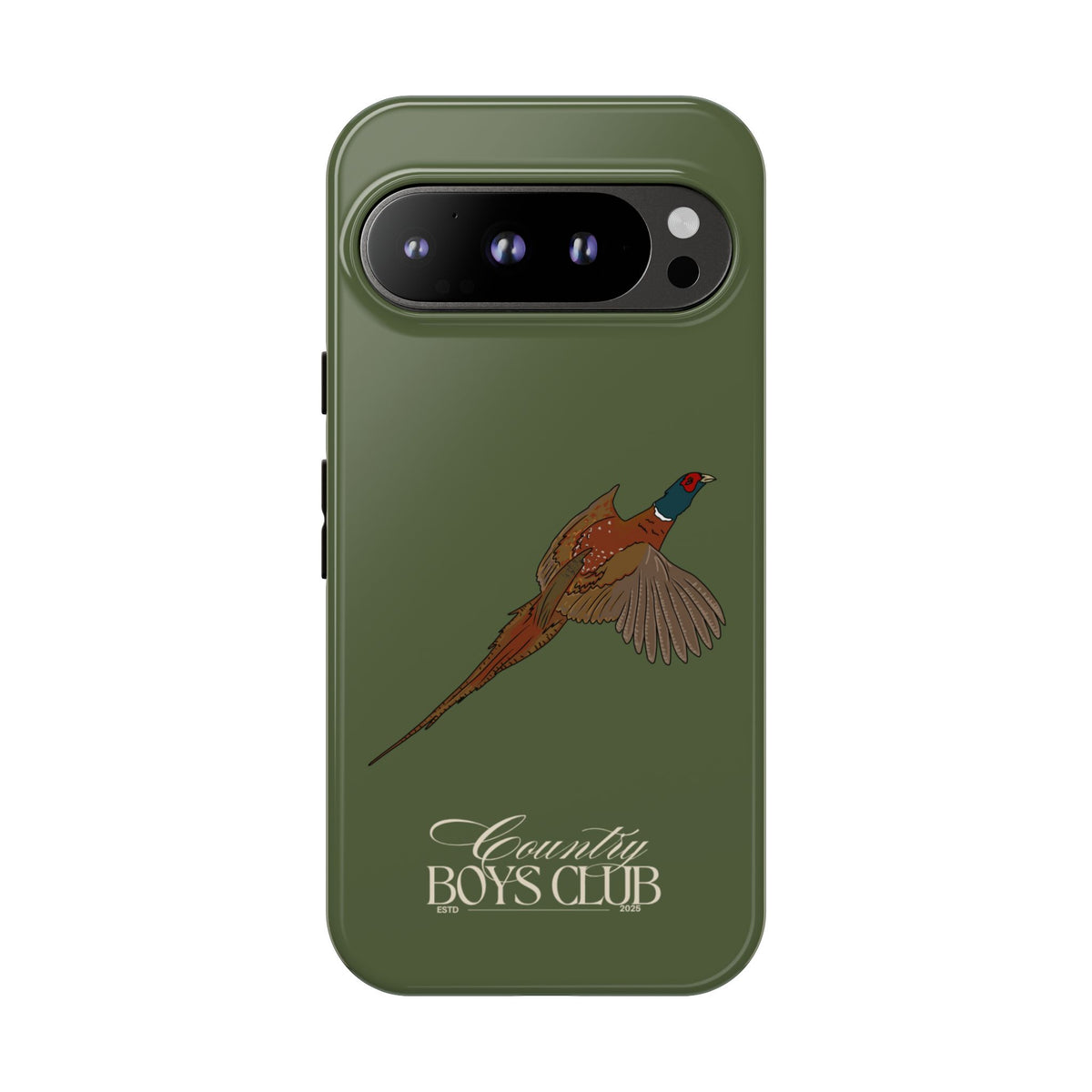 Green Country Boys Club Pheasant Case  | CGC x Country Cases