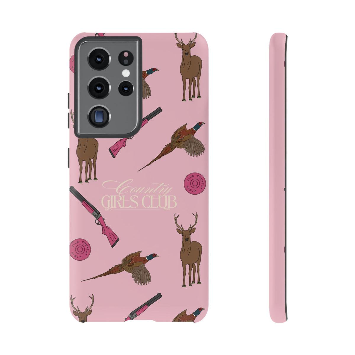 Pale Pink Girls Love Guns Case  | CGC x Country Cases