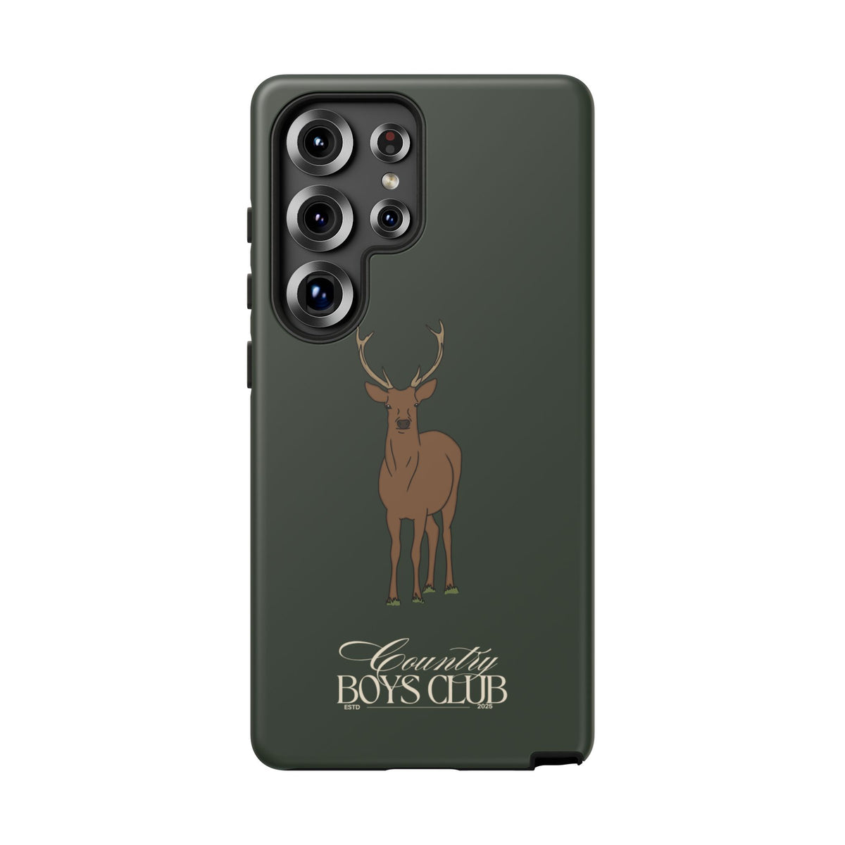 Field Green 'Country Boys Club Stag' Case  | CGC x Country Cases