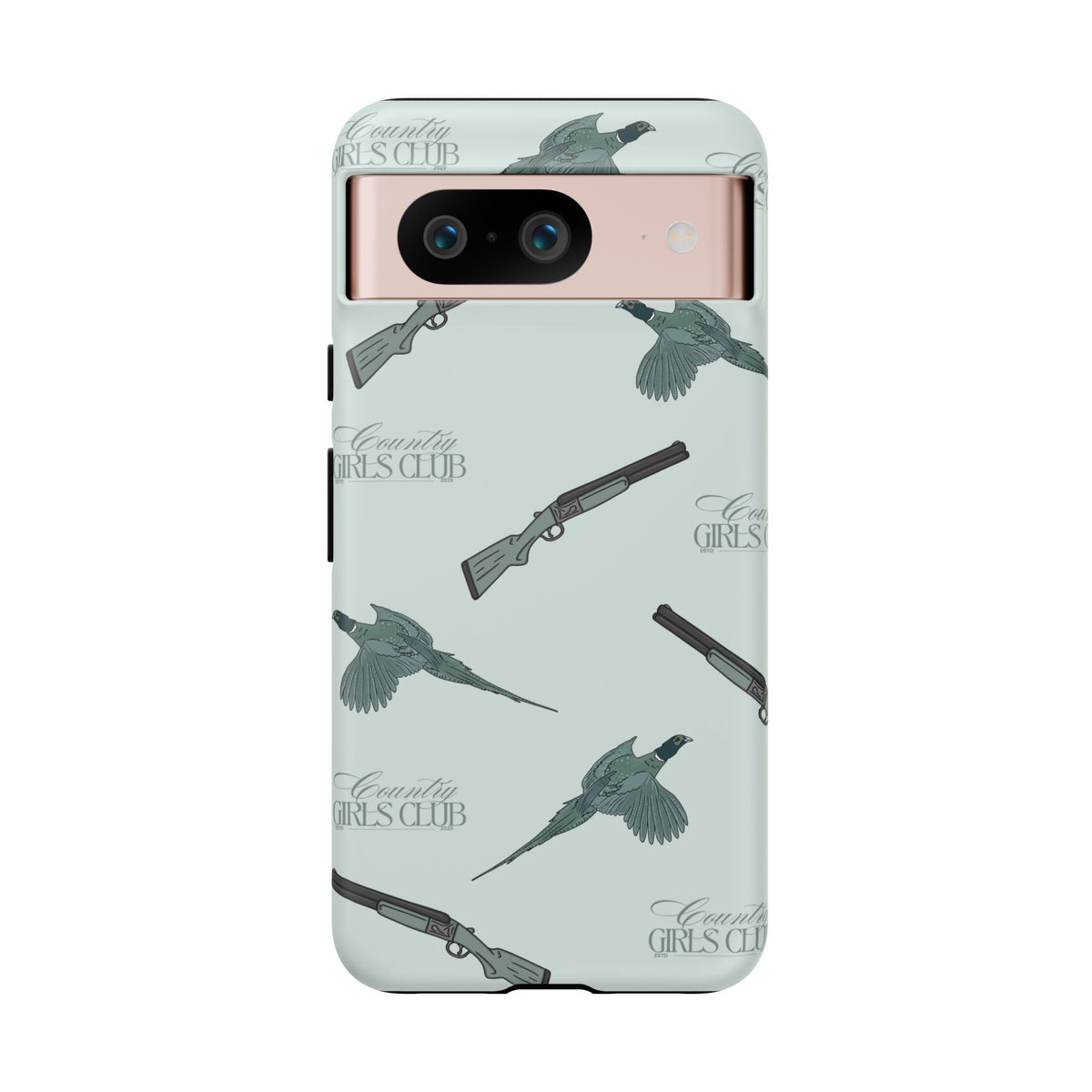 Blue 'Girls Pheasants & Shotguns' Case  | CGC x Country Cases
