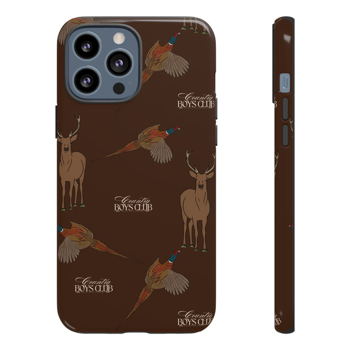 Chestnut Brown 'Boys Stags & Pheasants' Case  | CBC x Country Cases
