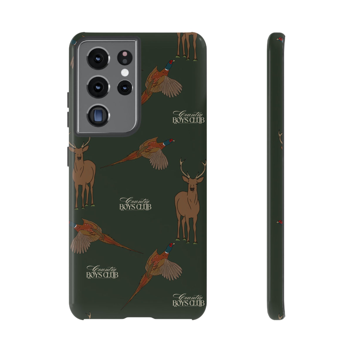 Field Green 'Boys Stags & Pheasants' Case  | CBC x Country Cases