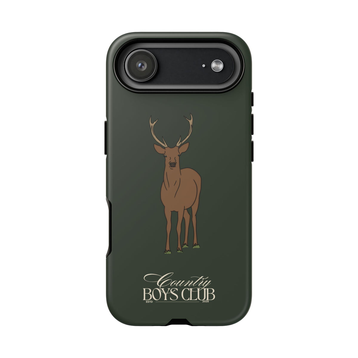 Field Green 'Country Boys Club Stag' Case  | CGC x Country Cases