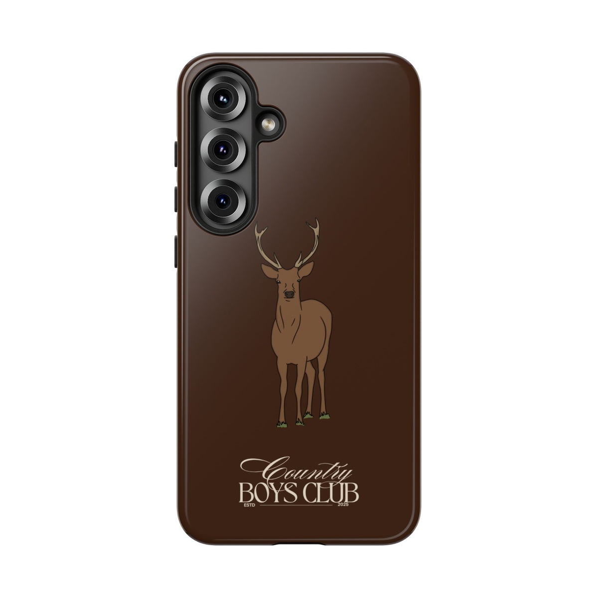 Chestnut Brown 'Country Boys Club Deer' Case  | CBC x Country Cases