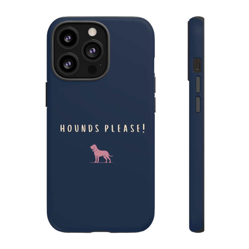 Navy & Pink 'Hounds Please' Case