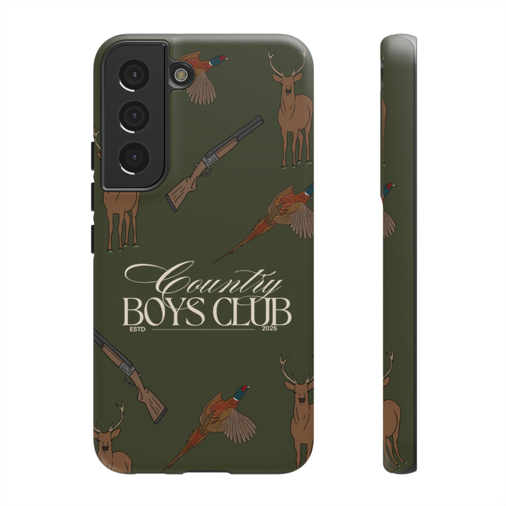 Forest Green Boys Love Guns Case  | CGC x Country Cases