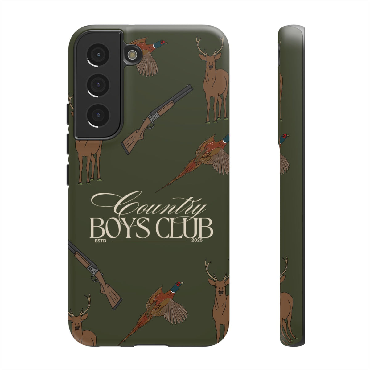 Forest Green Boys Love Guns Case  | CGC x Country Cases