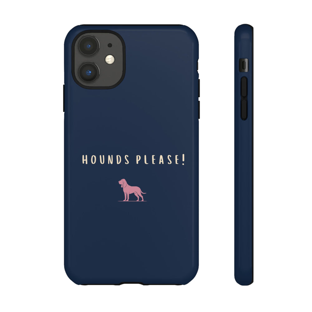 Navy & Pink 'Hounds Please' Case