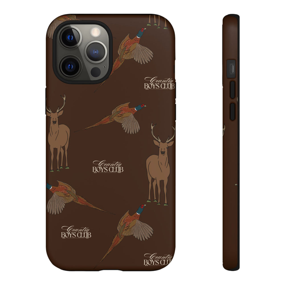 Chestnut Brown 'Boys Stags & Pheasants' Case  | CBC x Country Cases
