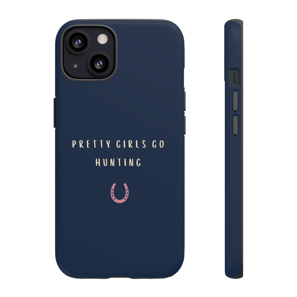 Copy of Navy & Pink 'Pretty Girls Go Hunting' (Horse Shoe)