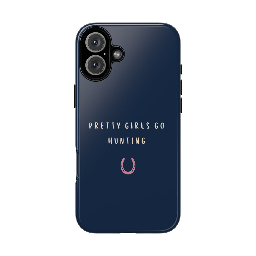 Copy of Navy & Pink 'Pretty Girls Go Hunting' (Horse Shoe)
