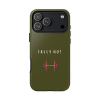 Green & Pink 'Tally Ho!' (Snaffle)